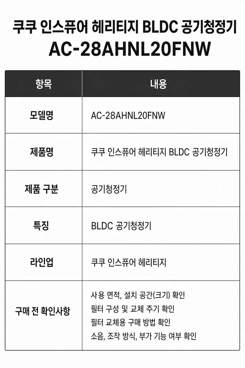 네스프레소 버츄오 팝 캡슐커피머신주요 특징 및 구매 전 확인사항 인포그래픽
